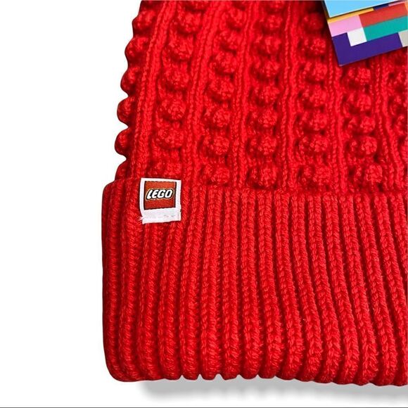 Adult LEGO Minifigure Patch Beanie Hat - LEGO® Collection x Target Red SOLD OUT! - Picture 3 of 7